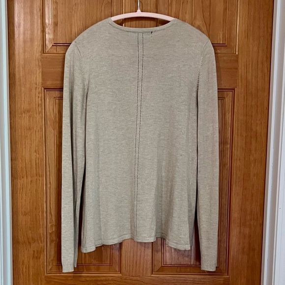 89th & Madison Light Tan Cardigan Sweater - Picture 5 of 5